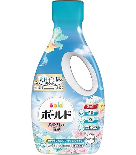 Amazon.co.jp: ボールド 粉末 香りつき 洗濯洗剤 ピュアクリーンボタ